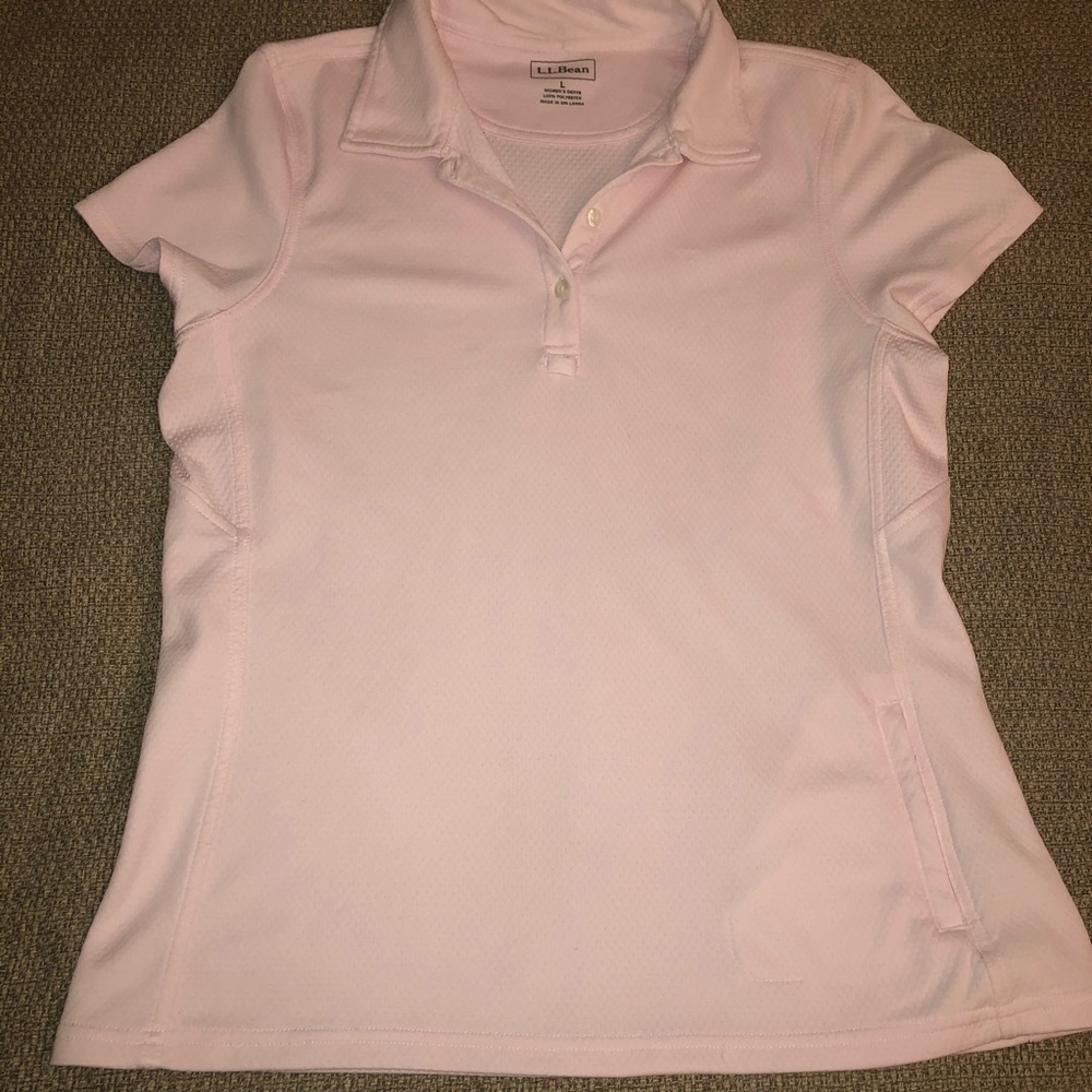 L.L. Bean Women’s pink polo